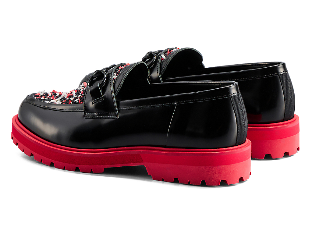 Shop (W) 鬼塚虎 THE ONITSUKA 紳士便鞋 黑/經典紅 1182A680-002