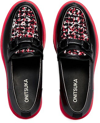 (Women) Onitsuka Tiger THE ONITSUKA BIT LOAFER BLACK/CLASSIC RED 1182A680-002 Details for (Women) Onitsuka Tiger THE ONITSUKA BIT LOAFER BLACK/CLASSIC RED 1182A680-002