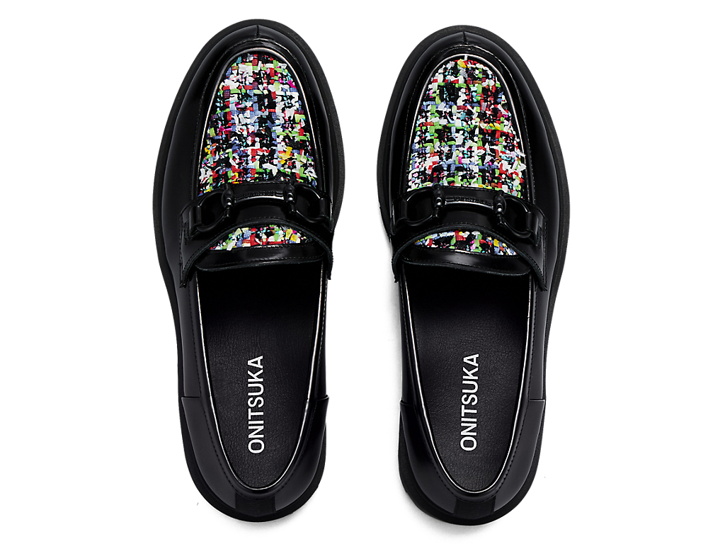 Details for (W) 鬼冢虎 THE ONITSUKA 乐福鞋 黑色/蓝色 1182A680-001