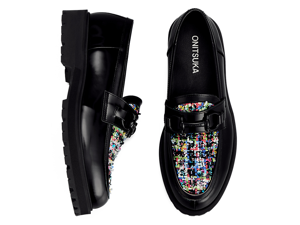 Cheap (W) 鬼冢虎 THE ONITSUKA 乐福鞋 黑色/蓝色 1182A680-001