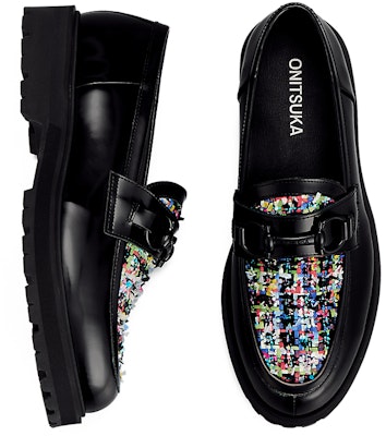 (Women) Onitsuka Tiger THE ONITSUKA BIT LOAFER BLACK/DIRECTOIRE BLUE 1182A680-001 Cheap (Women) Onitsuka Tiger THE ONITSUKA BIT LOAFER BLACK/DIRECTOIRE BLUE 1182A680-001