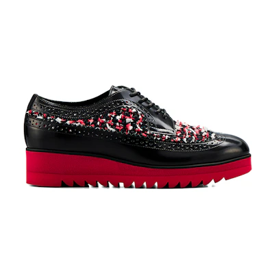 (W) Onitsuka Tiger THE ONITSUKA BROGUE BLACK/CLASSIC RED