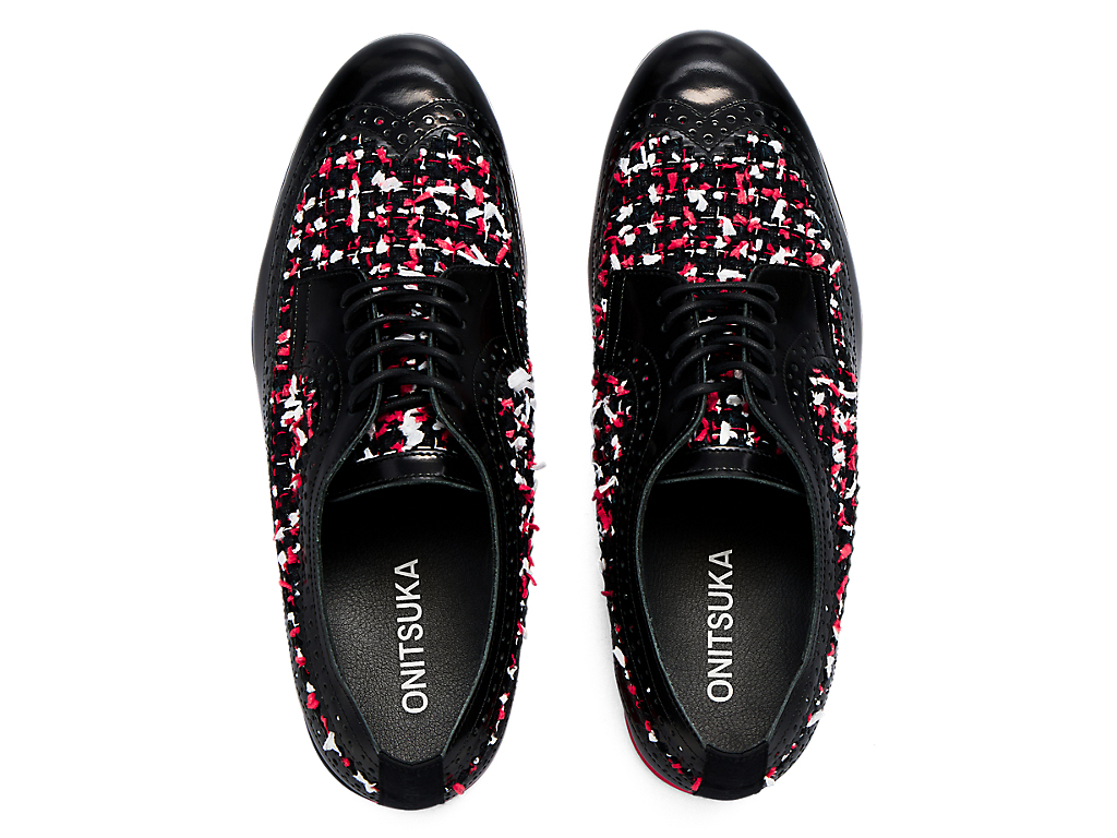Details for (W) オニツカタイガー THE ONITSUKA ブローグ ブラック/クラシックレッド 1182A679-002