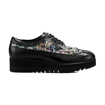 (W) Onitsuka Tiger THE ONITSUKA BROGUE BLACK/DIRECTOIRE BLUE