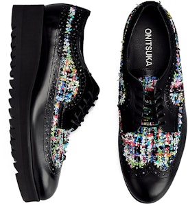 (W) 鬼塚虎 THE ONITSUKA BROGUE 黑色/藍色 1182A679-001 Cheap (W) 鬼塚虎 THE ONITSUKA BROGUE 黑色/藍色 1182A679-001