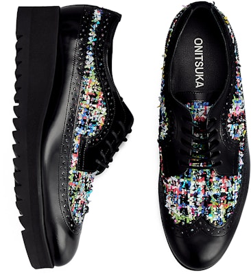 (Women) Onitsuka Tiger THE ONITSUKA BROGUE BLACK/DIRECTOIRE BLUE 1182A679-001 Cheap (Women) Onitsuka Tiger THE ONITSUKA BROGUE BLACK/DIRECTOIRE BLUE 1182A679-001