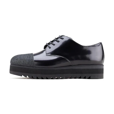 (W) Onitsuka Tiger The Onitsuka Derby Shoes 'Black'