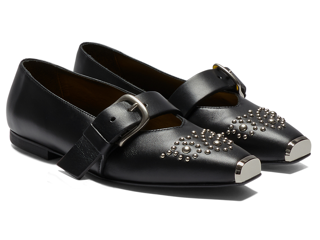 Order (W) 鬼塚虎 TIGER BALLERINA 鉚釘 黑/銀 1182A682-001