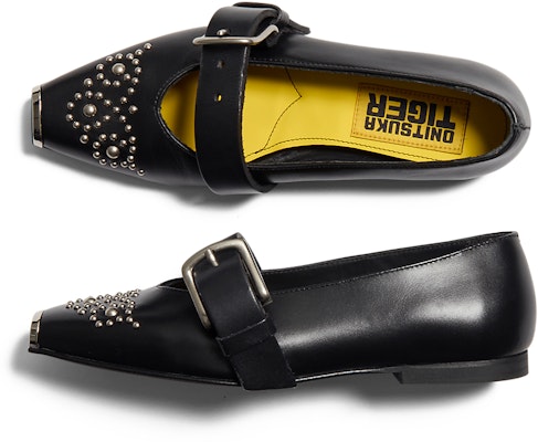 (Women) ONITSUKA TIGER TIGER BALLERINA STUDS BLACK/SILVER 1182A682-001 Cheap (Women) ONITSUKA TIGER TIGER BALLERINA STUDS BLACK/SILVER 1182A682-001