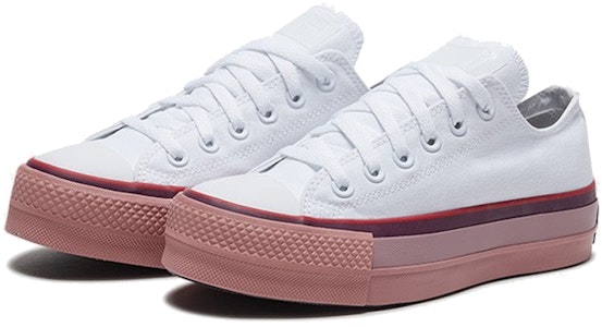 (W) OPI x Converse Chuck Taylor All Star 厚底低筒 '白銹粉' 566557C Lookbook (W) OPI x Converse Chuck Taylor All Star 厚底低筒 '白銹粉' 566557C