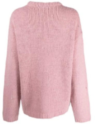 (W) OUR LEGACY FW22 Suéter Rosa Bordado de Manga Larga Cuello Redondo. W4223SRCJ Lookbook (W) OUR LEGACY FW22 Suéter Rosa Bordado de Manga Larga Cuello Redondo. W4223SRCJ