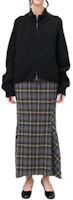 Lookbook (W) OUR LEGACY FW24 拉鍊短版寬鬆針織毛衣 黑色 W4243UJ