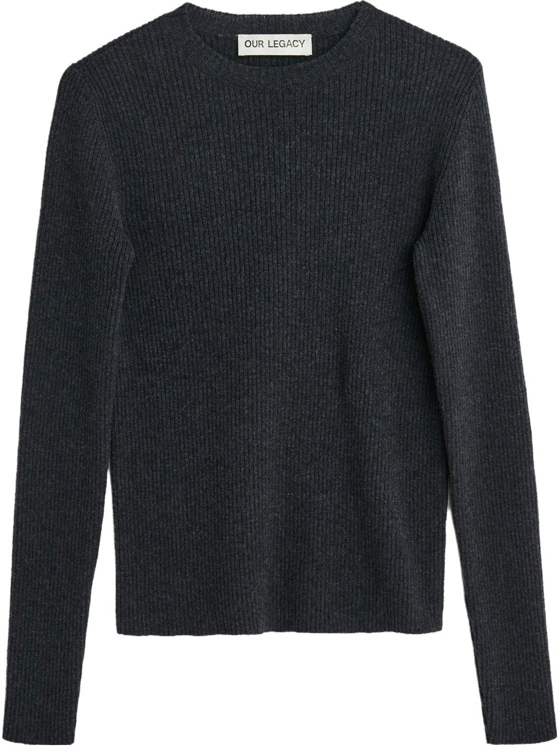 women-our-legacy-solid-color-crewneck-long-sleeve-sweater-navy-blue-w4233-ca