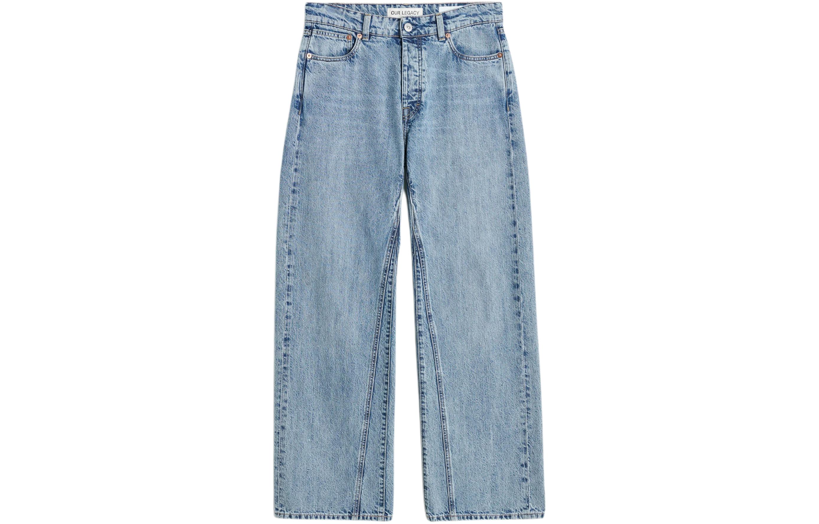 (Women) OUR LEGACY SS24  Vintage Washed Wide-Leg Jeans W2245RS