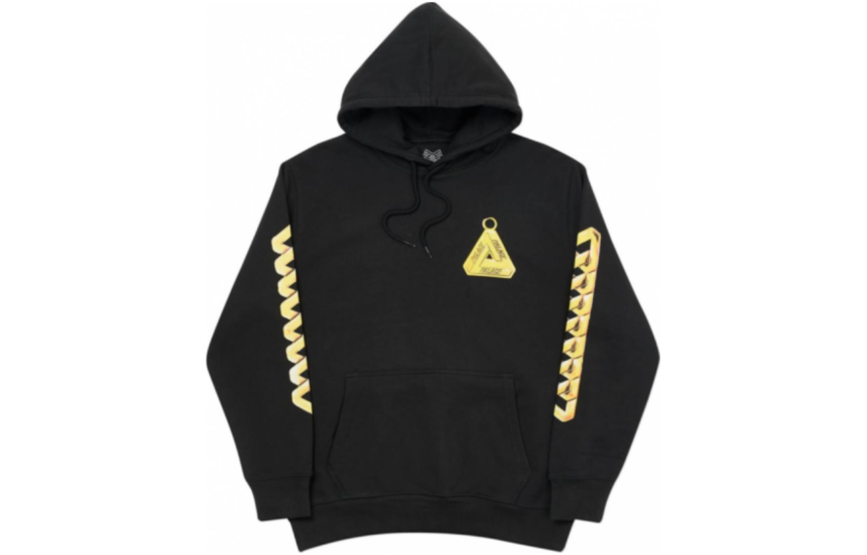 (Women) Palace Black Printed Hooded Pullover Casual Sweatshirt p19hd002 圖 3