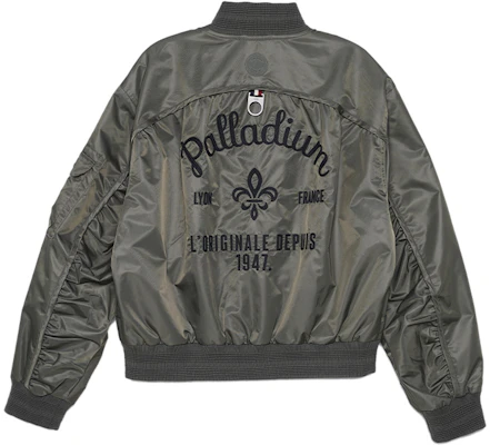 (W) Palladium 經典Logo提花藍紫寬鬆版長袖飛行夾克外套 199751-031 7