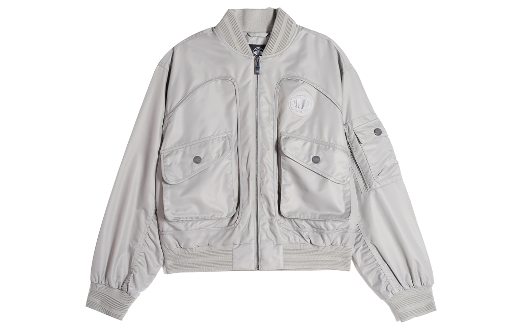 Order (W) Palladium 經典Logo提花藍紫寬鬆版長袖飛行夾克外套 199751-031