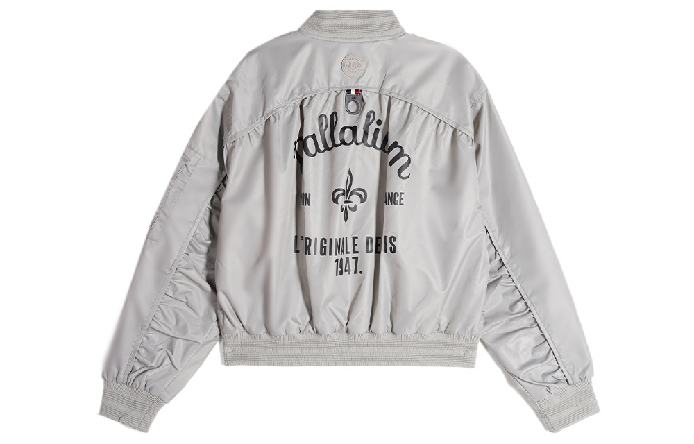 Lookbook (W) Palladium 經典Logo提花藍紫寬鬆版長袖飛行夾克外套 199751-031