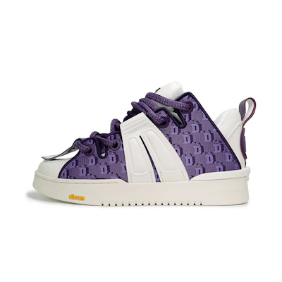 (W) Palladium D.Desirable Low 'Purple White Embroidery'