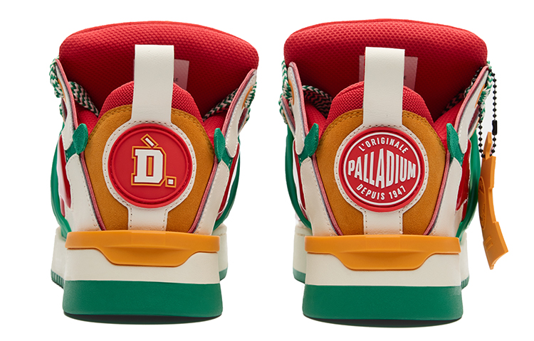 Shop (W) 팔라디움 디.디자이러블 로우 '레드 화이트 칠리' 99040-602-M