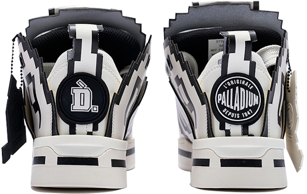 (W) Palladium D.Desirable x Skate Low 'Pixel Blanco Negro' 99158-102-M Order (W) Palladium D.Desirable x Skate Low 'Pixel Blanco Negro' 99158-102-M