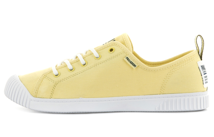 (Women) Palladium Easy Lace Low 'Yellow Canvas' 96661-713-M