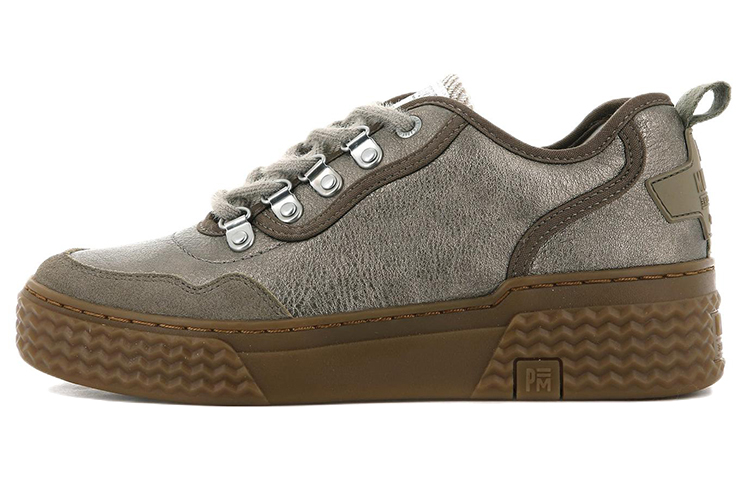 (Women) Palladium Ego 05 Low 'Grey Brown' 97626-271-M