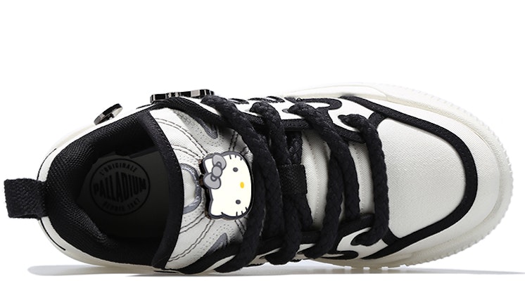 (W) 팔라디움 헬로키티 로우 화이트 블랙 그레이 (Palladium Hello Kitty Low 화이트 블랙 그레이) 99231-140-M Shop (W) 팔라디움 헬로키티 로우 화이트 블랙 그레이 (Palladium Hello Kitty Low 화이트 블랙 그레이) 99231-140-M