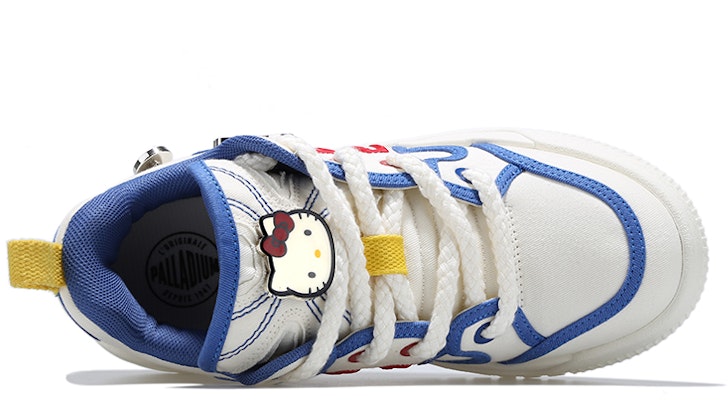 (W) Palladium Hello Kitty x Low 'Putih Biru Merah' 99231-117-M Shop (W) Palladium Hello Kitty x Low 'Putih Biru Merah' 99231-117-M