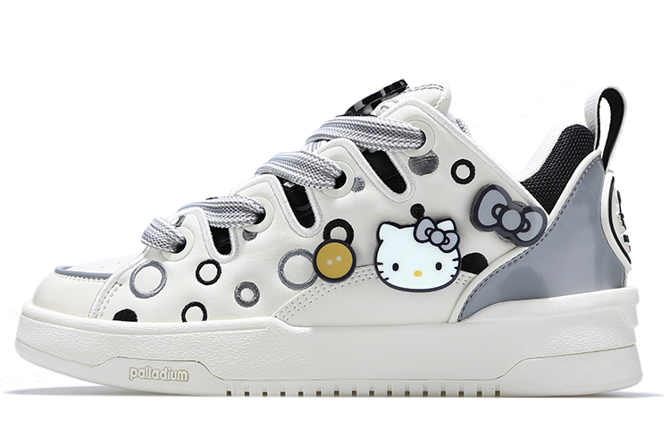 (W) Palladium Hello Kitty Low Top 'CMFTable Casual Black Grey'