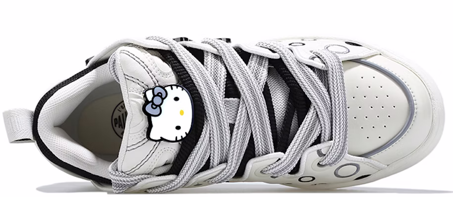 (W) 帕拉丁姆Hello Kitty低帮鞋'舒适休闲黑灰' 99228-140-M Lookbook (W) 帕拉丁姆Hello Kitty低帮鞋'舒适休闲黑灰' 99228-140-M