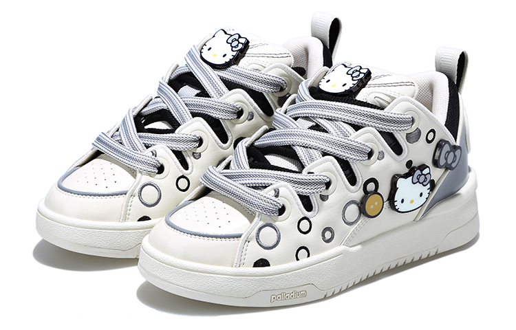 (W) Palladium Hello Kitty Low Top 'CMFTable Casual Black Grey' 圖 4