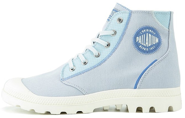 (Women) Palladium High-Top Canvas Sneaker 'Ice Blue Patchwork' 77799-430-M Buy (Women) Palladium High-Top Canvas Sneaker 'Ice Blue Patchwork' 77799-430-M