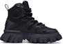 Order (W) But Palladium High-Top 'Oyster Black'. 99006-072-M