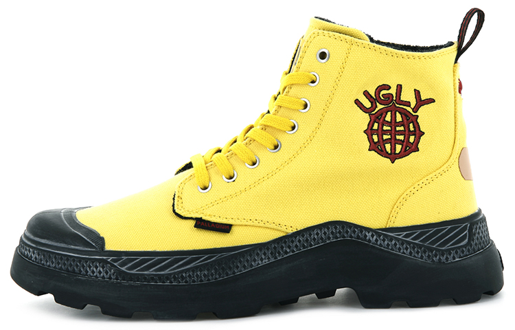 (Women) Palladium Jazzelle Pallakix Hi Canvas 'Yellow' 96715-703-M