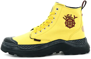 (Women) Palladium Jazzelle Pallakix Hi Canvas 'Yellow' 96715-703-M (Women) Palladium Jazzelle Pallakix Hi Canvas 'Yellow' 96715-703-M