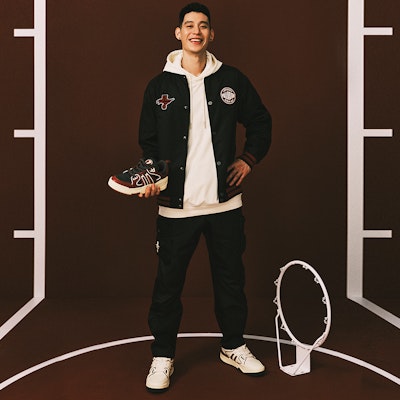 (Women) Palladium Jeremy Lin x Pallaslam Low 'White Red' 'Puzzle Series' 99162-119-M 1