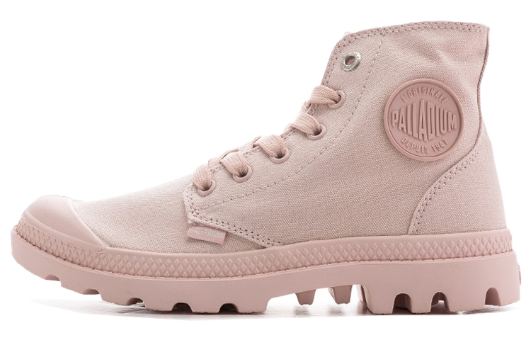 (W) Palladium Mono Chrome High Top 'Pale Pink'