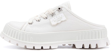 (Women) Palladium Palla Shock Mule 'Star White Milky' 97908-188-M (Women) Palladium Palla Shock Mule 'Star White Milky' 97908-188-M