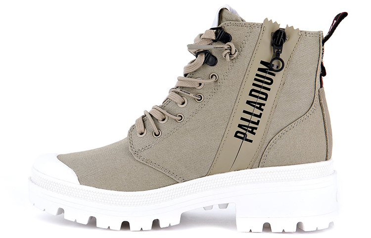 (W) Palladium Pallabase Metro 'Khaki High-Top'
