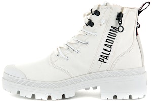 (Women) Palladium Pallabase Metro 'White' 97346-116-M (Women) Palladium Pallabase Metro 'White' 97346-116-M