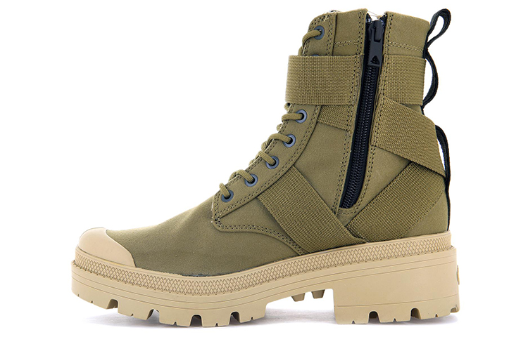 (W) Palladium Pallabase Tact S Tx 'Military Green'