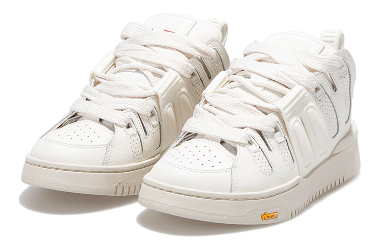 Order (W) Palladium Pallablast 滑板鞋 低帮 '牡蛎白奶油色' 98640-102-M