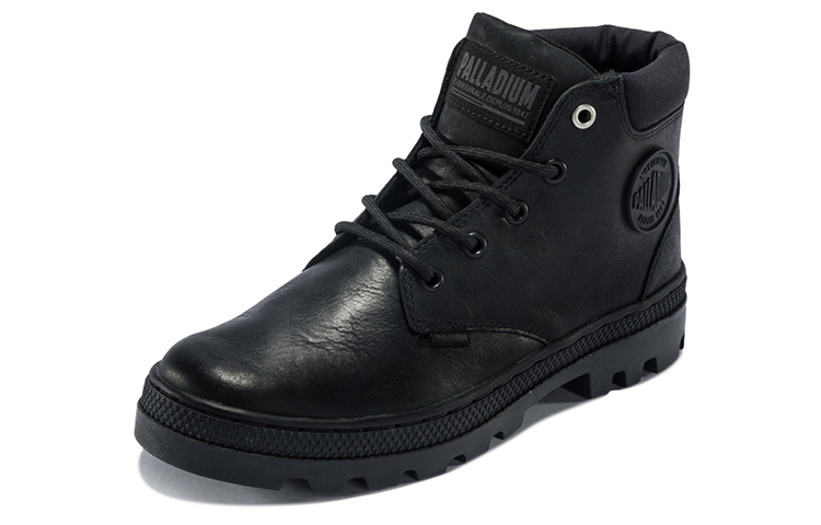 Lookbook Palladium Pallabosse Lo Cuff 文藝耐磨防滑低筒馬丁靴 女款 黑色