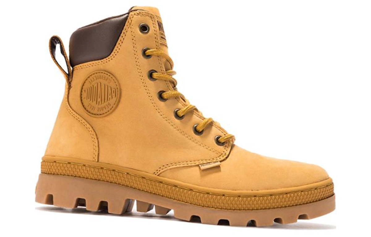 (Women) Palladium Pallabosse SC 'Brown Yellow'