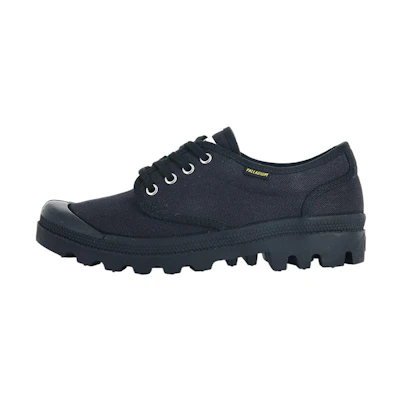 (W) Palladium Pallabrousse Oxford 'Black Canvas'