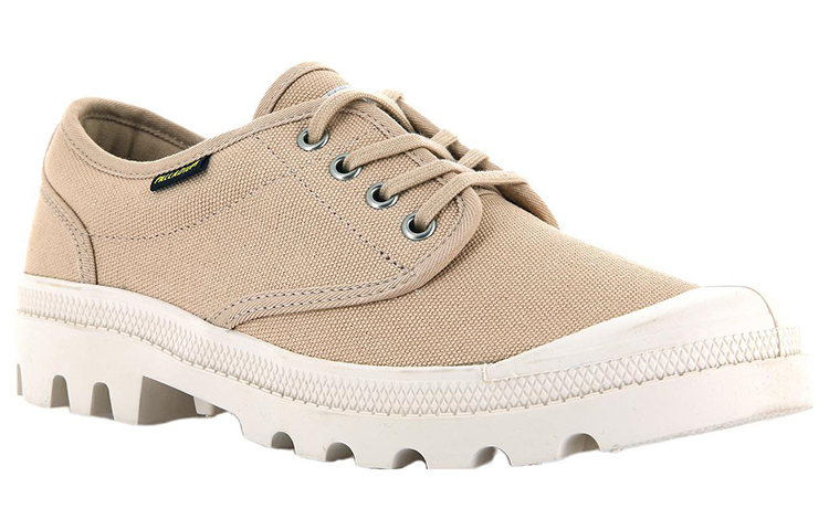 Lookbook Palladium Pallabrousse Oxford 低筒帆布鞋 女士款 沙漠黃