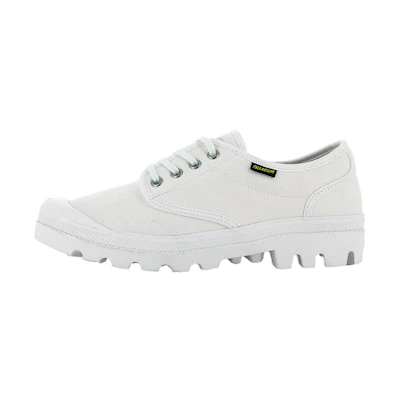(W) Palladium Pallabrousse Oxford 'White Canvas'