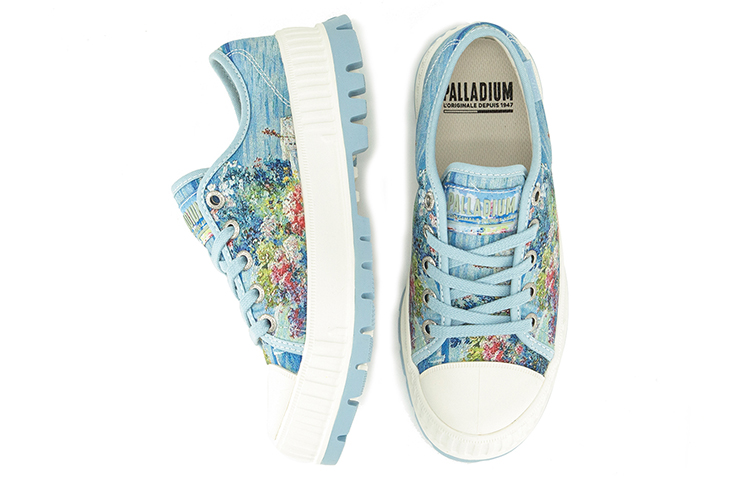 (W) Palladium Pallashock Lo 'Blossom Blue Mix' 圖 4
