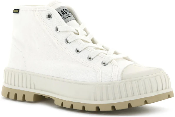 (W) Palladium Pallashock Mid OG 'Blanco Crema' 76681-051-M Lookbook (W) Palladium Pallashock Mid OG 'Blanco Crema' 76681-051-M